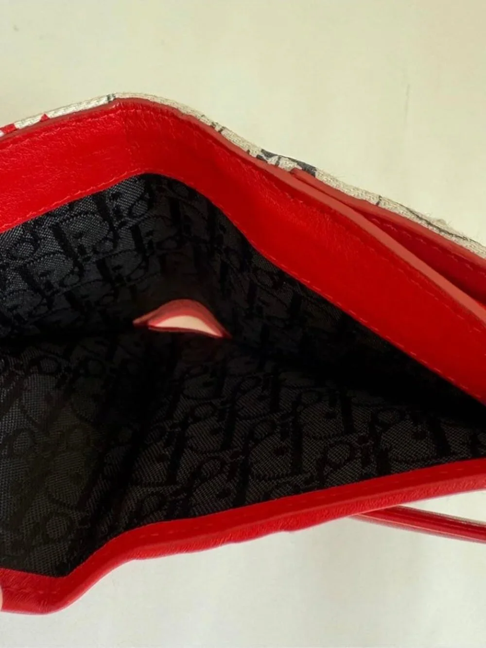 Dior Hardcore Record Print Bifold Wallet